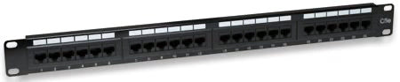 513555 Panel de Parcheo Cat5e 24 ptos 1U; Compatible con herramientas de ponchado - soporta cable trenzado sólido y multifilar de calibres 22 y 26 AWG 513555 Panel de Parcheo Cat5e 24 ptos 1U; Compatible con herramientas de ponchado - soporta cable trenzado sólido y multifilar de calibres 22 y 26 AWG